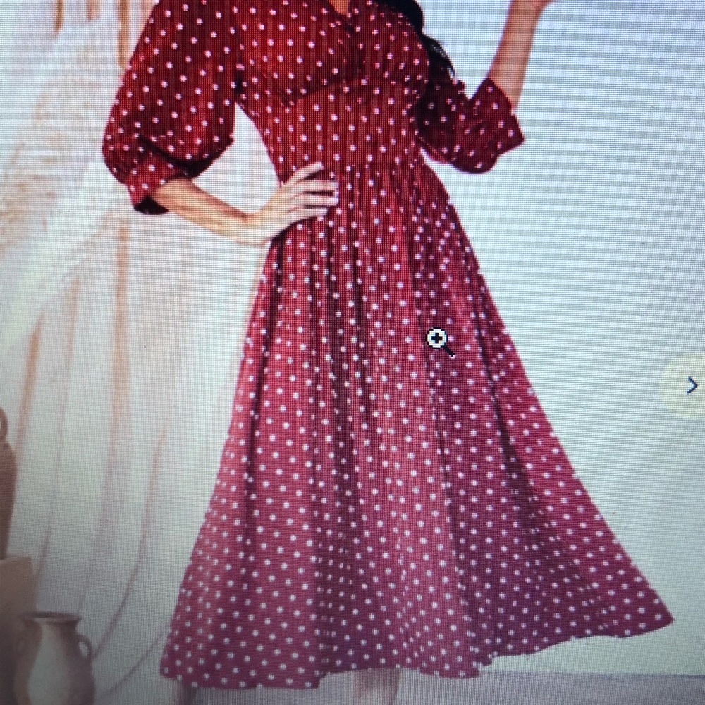 SHEIN Polka Dot Wide Waistband Dress